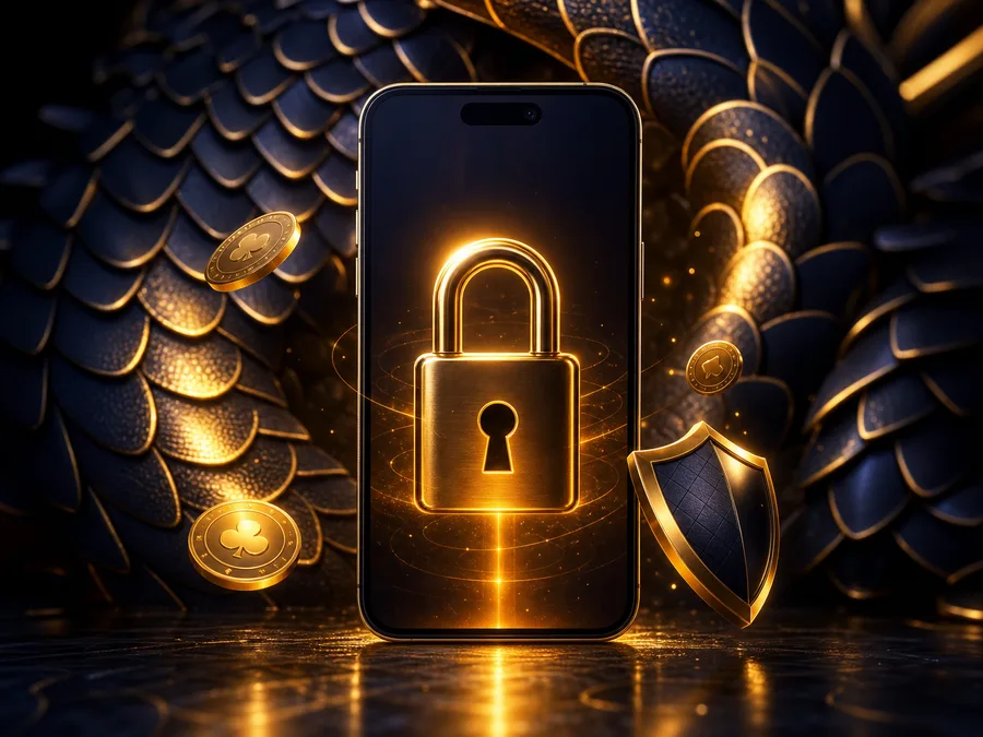 Zabezpečený hráčský účet Dragonia Casino na telefonu